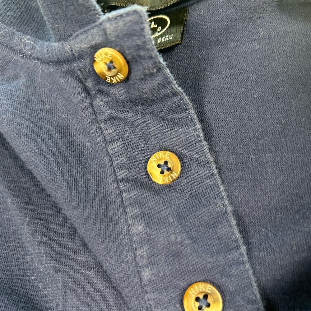 Vintage Nike Golf Men’s Polo Shirt, Navy Blue, Indian River Plantation, Large - Picture 5 of 10